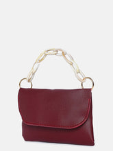 SOHI - Solid Magnet Lock Sling Bag with Chain Strap